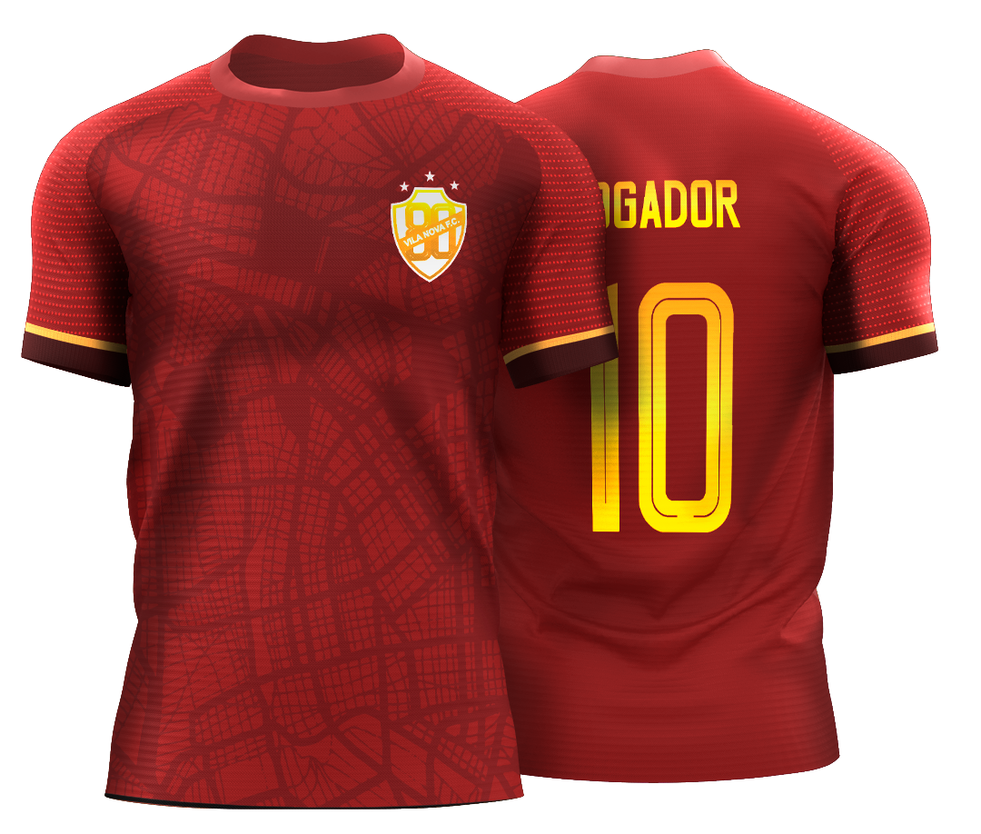 Arte Vetor Camisa Vila Nova Concept Hyze Design