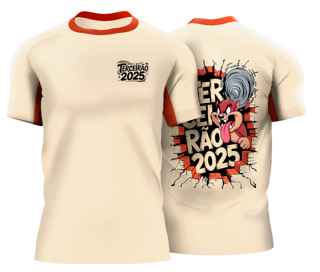 Arte Vetor Camisa Terceirão (Taz Mania)