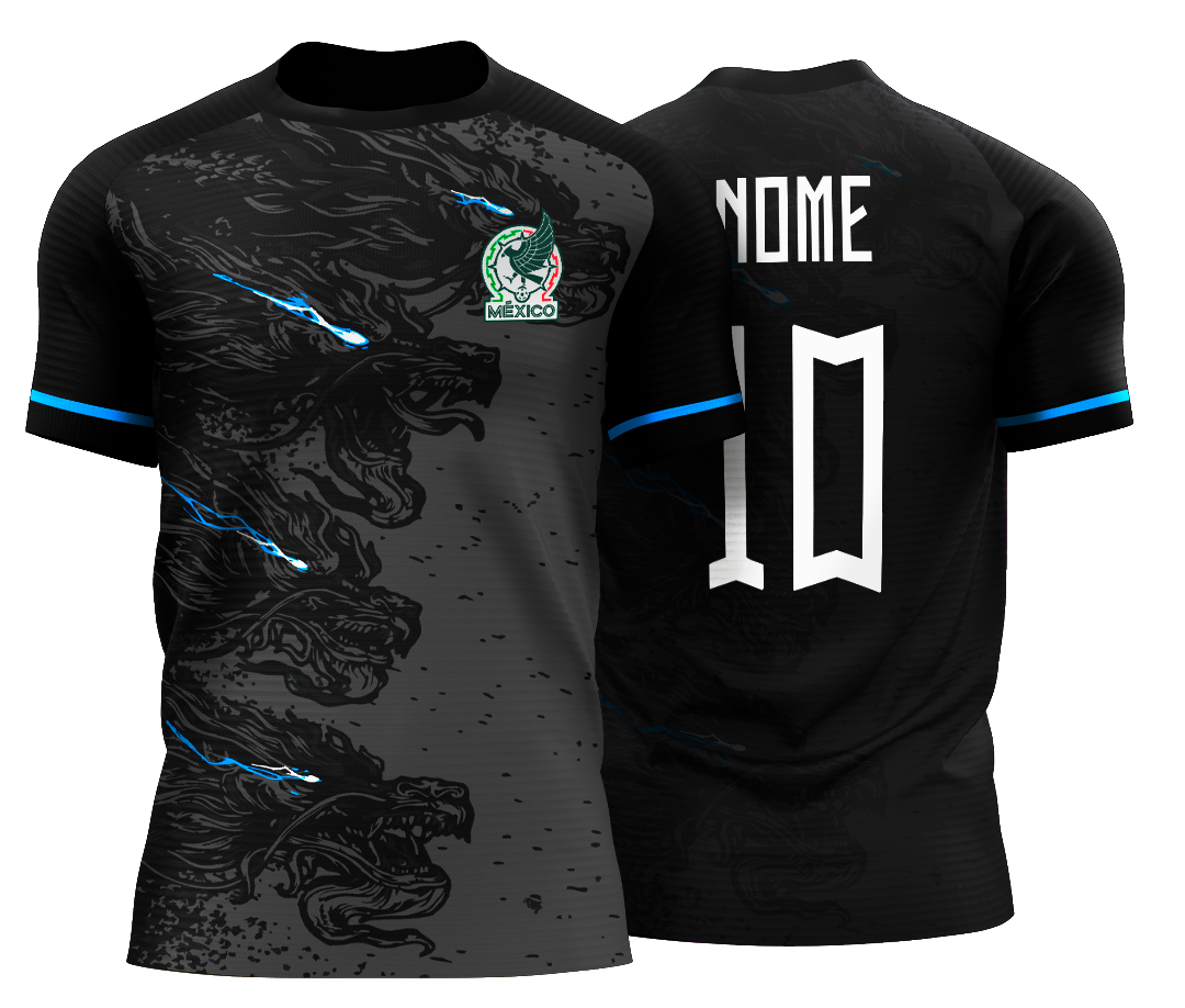 Arte Vetor Camisa México Concept Dragon (Hyze Design)