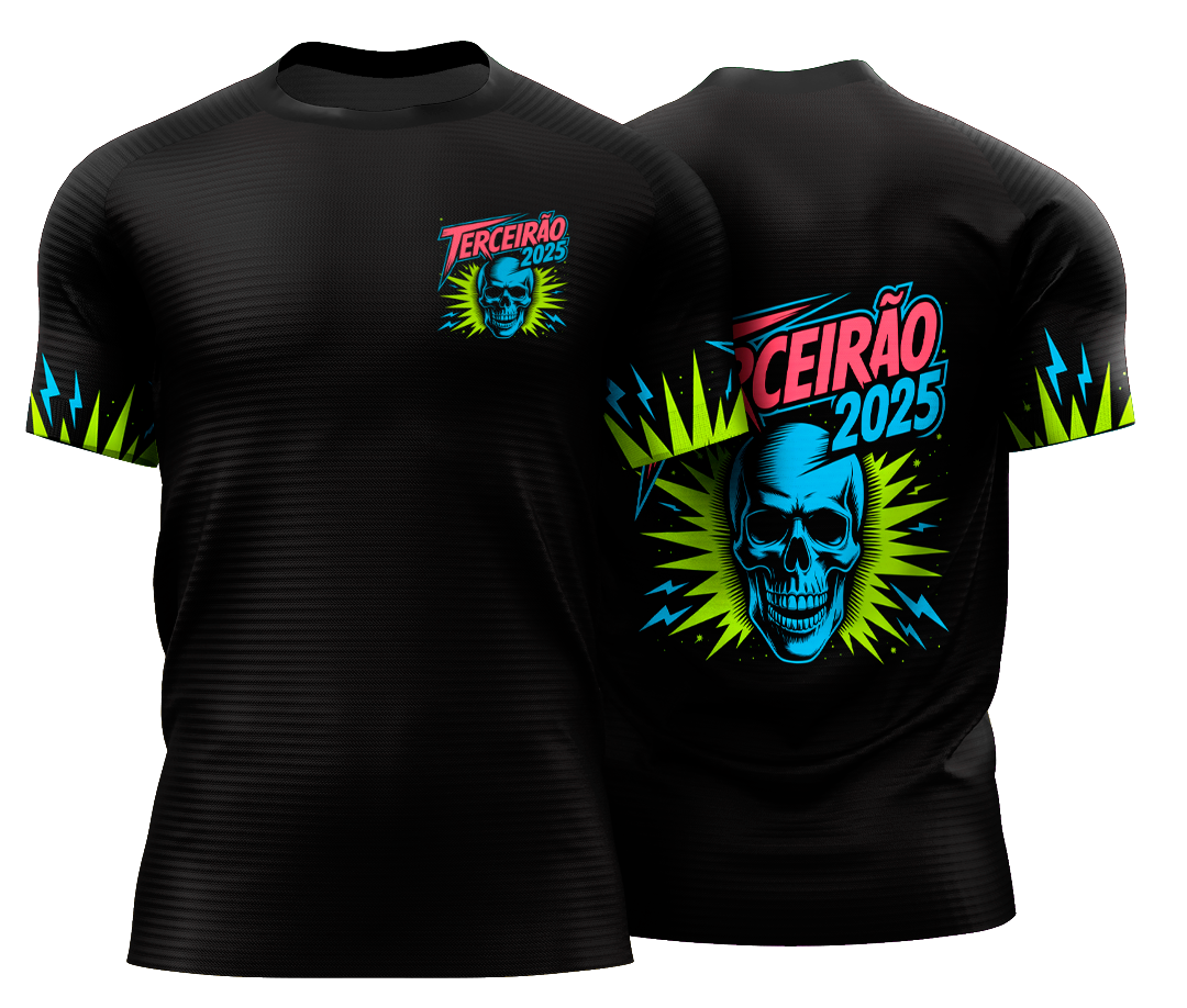 Arte Vetor Camisa Terceirão (Caveira)