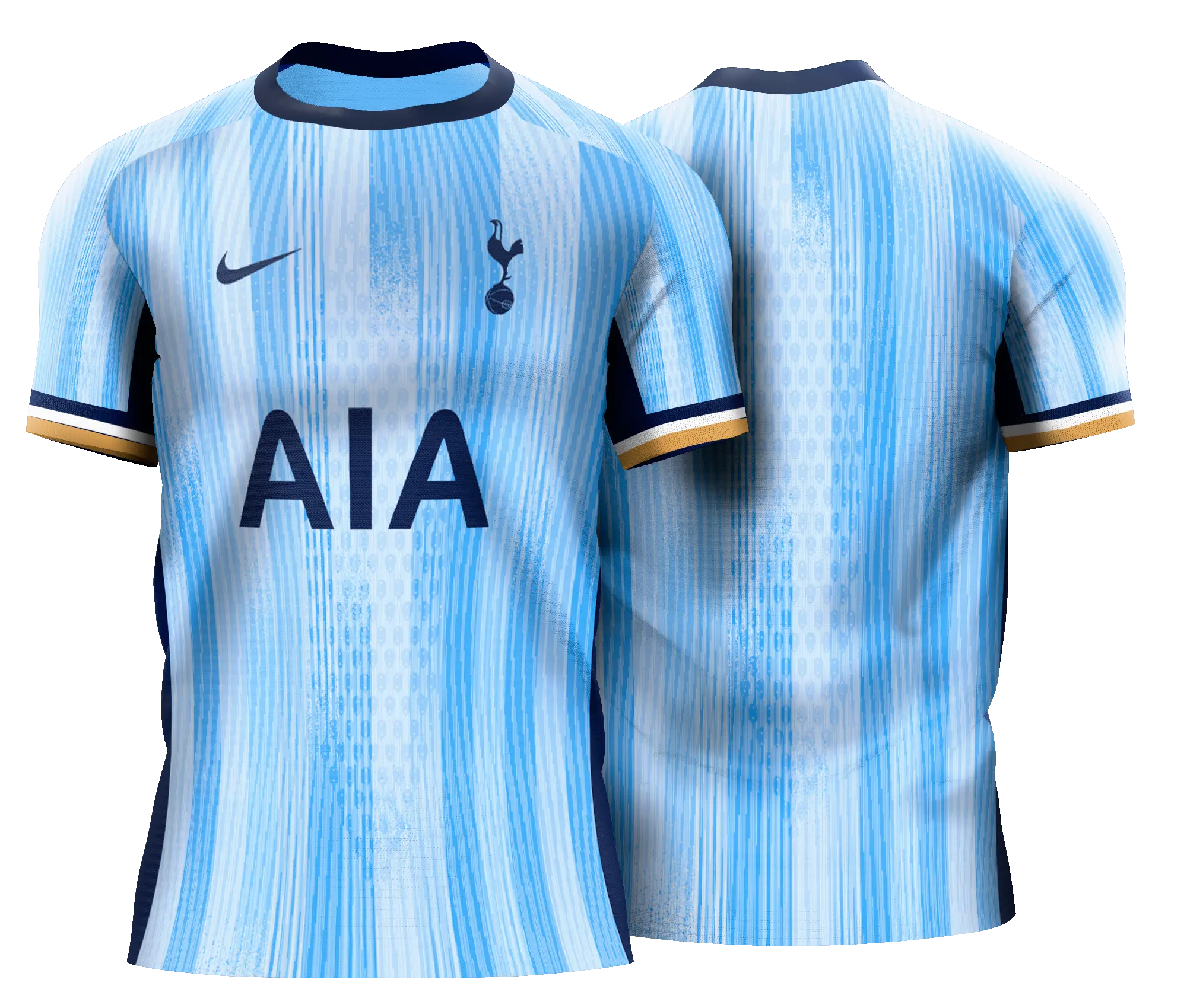 Arte Vetor Camisa Tottenham Reserva 24/25