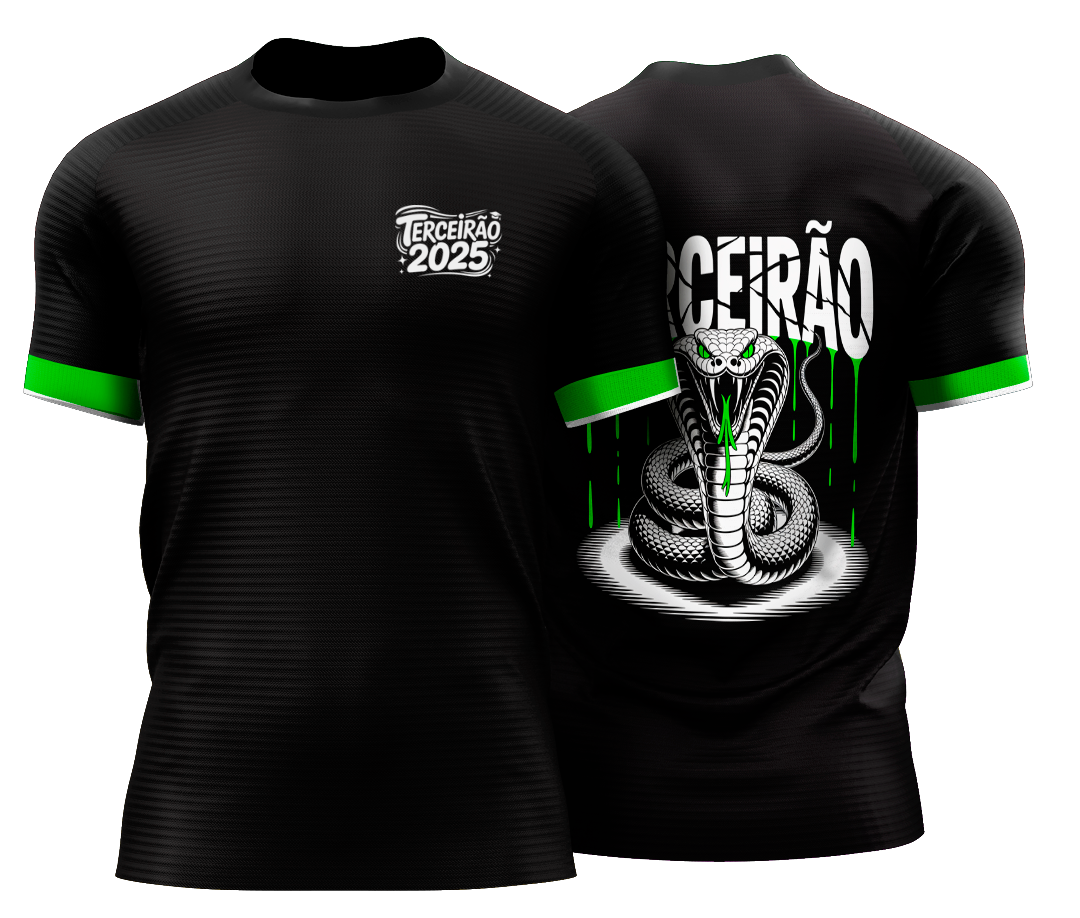 Arte Vetor Camisa Terceirão (Cobra)