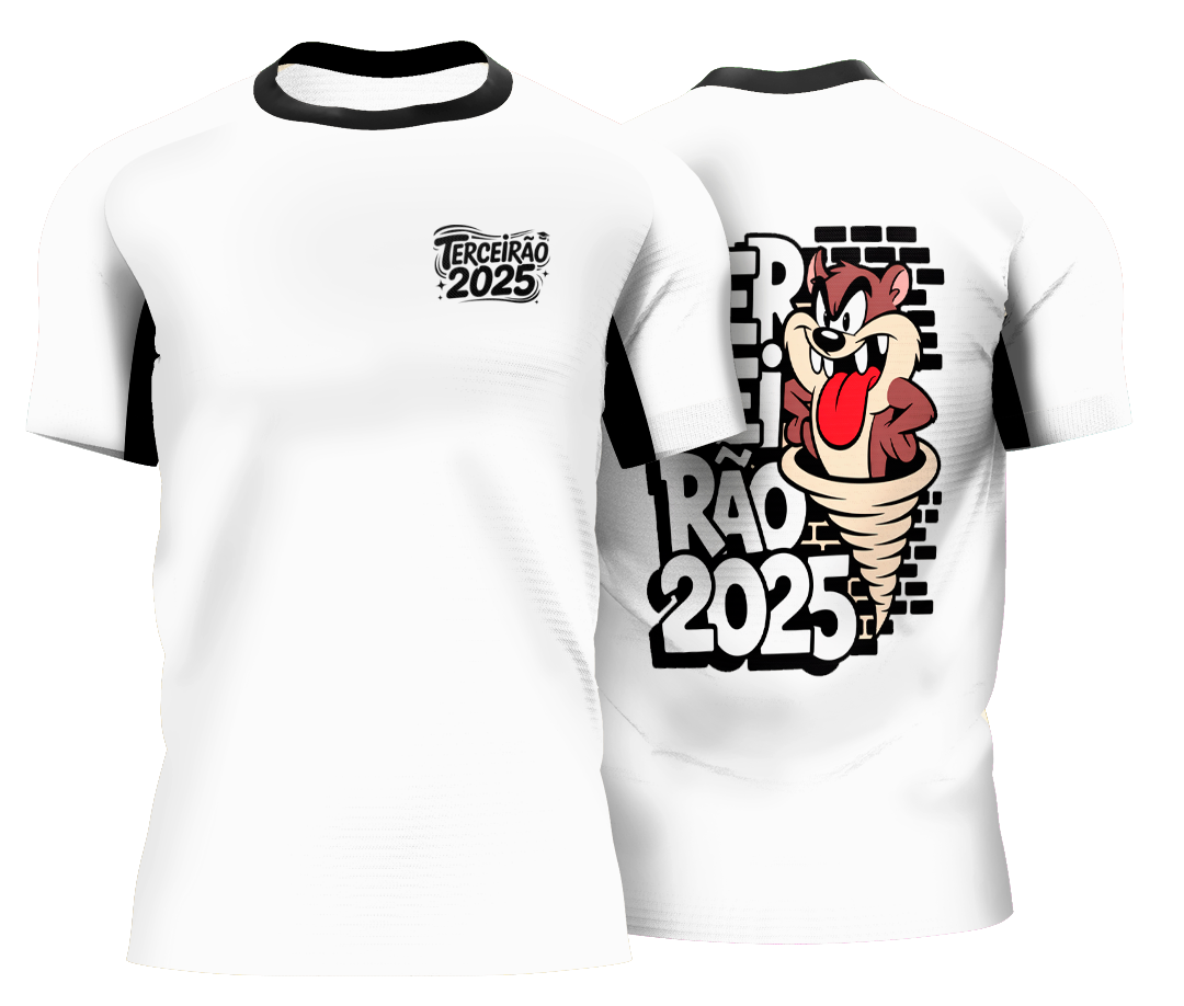Arte Vetor Camisa Terceirão (Taz Mania)
