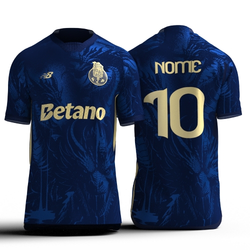 Arte Vetor Camisa Dragão FC Porto Concept (Hyze Design)