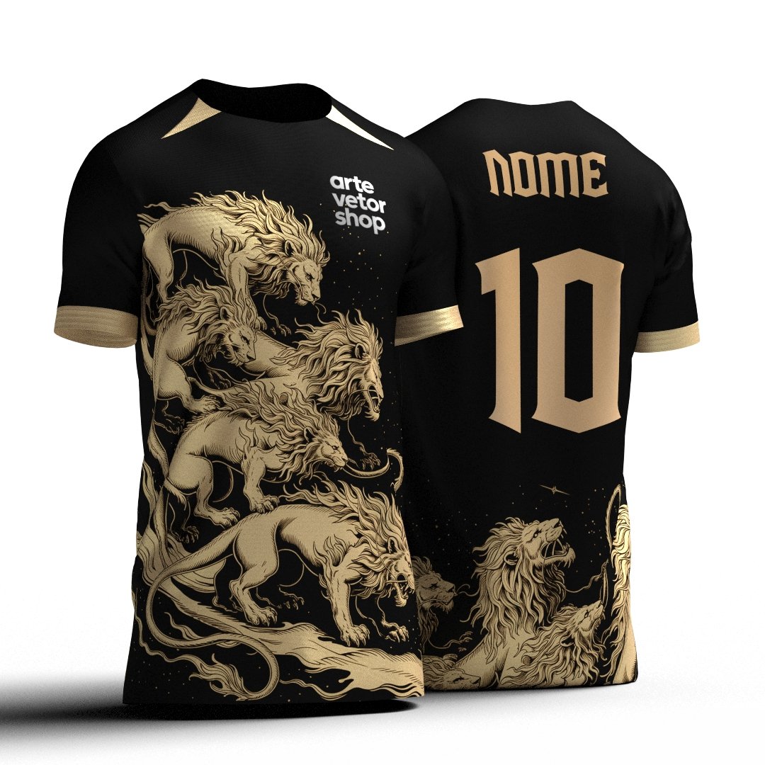 Arte Camisa Interclasse Leão
