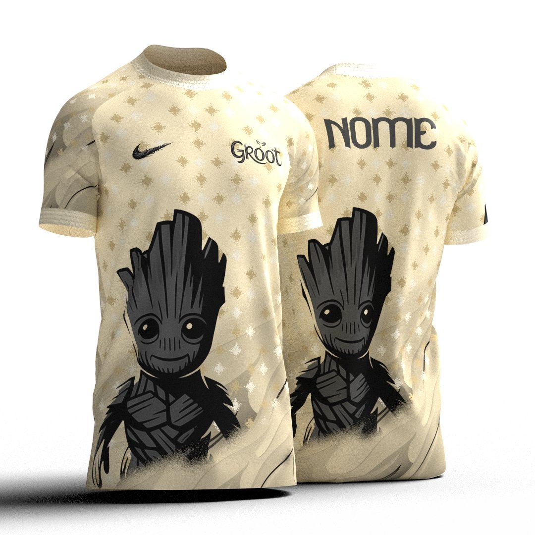 Arte Camisa Interclasse Baby Groot