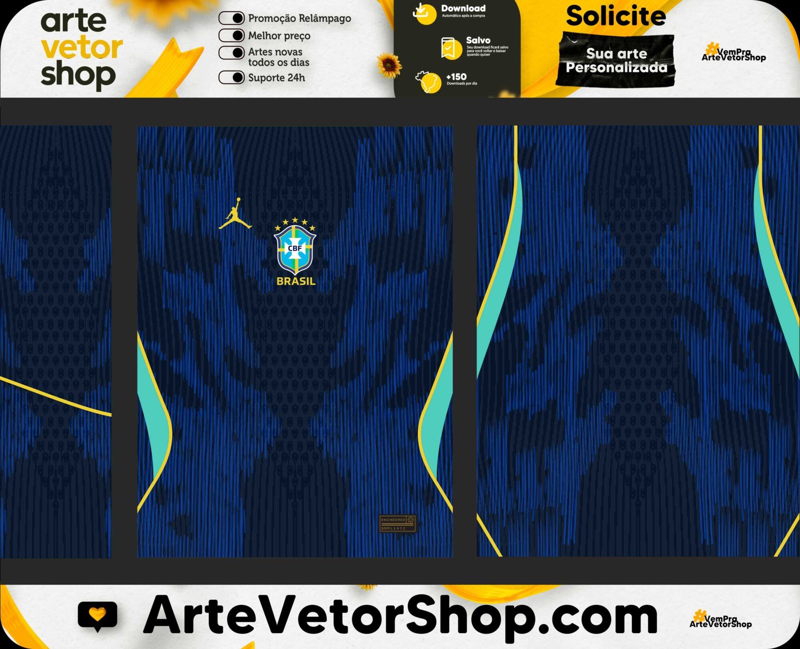 Arte Camisa Reserva Brasil 26
