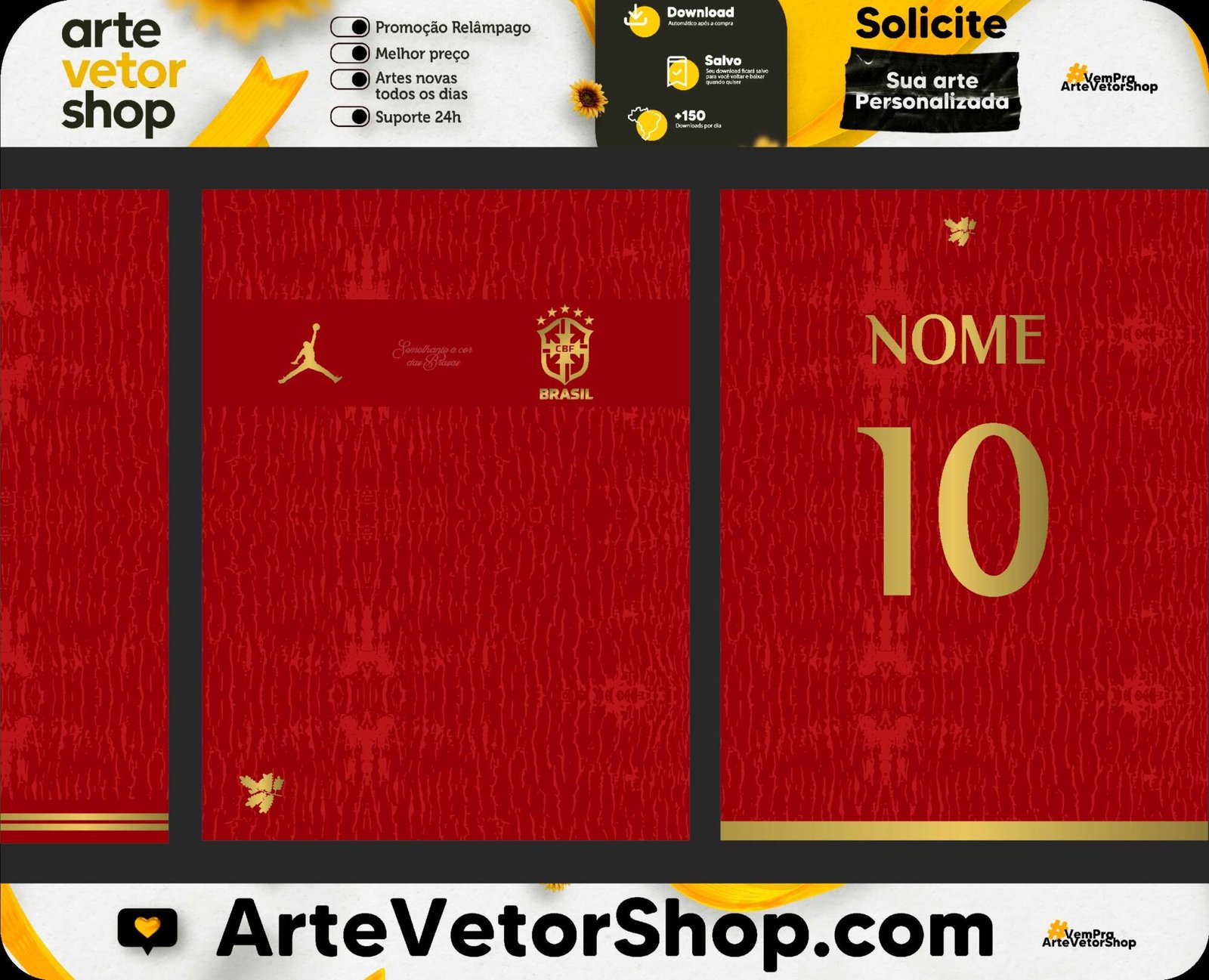 Arte Camisa Pau-Brasil Hyze Concept