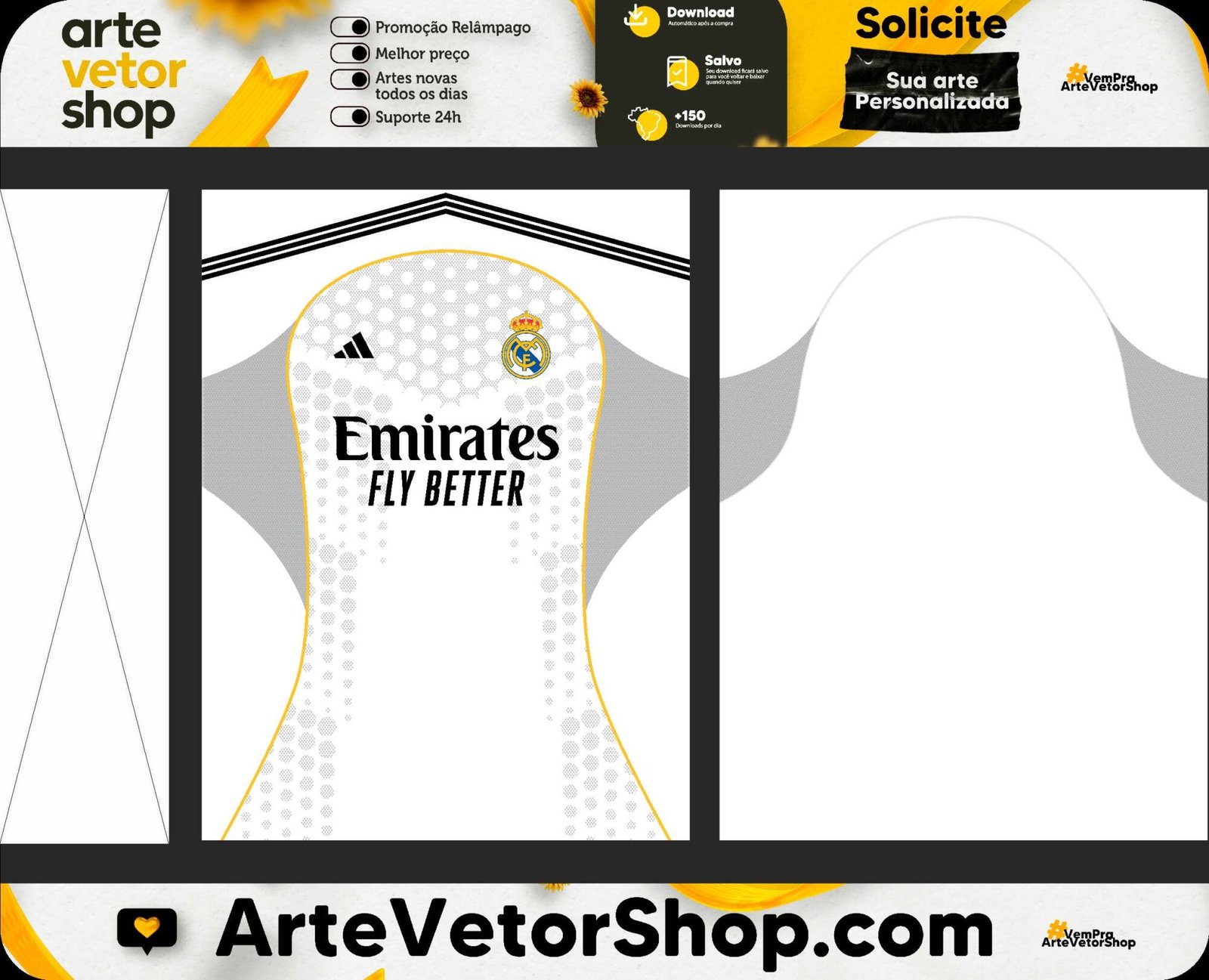Arte Vetor Real Madrid 25/26