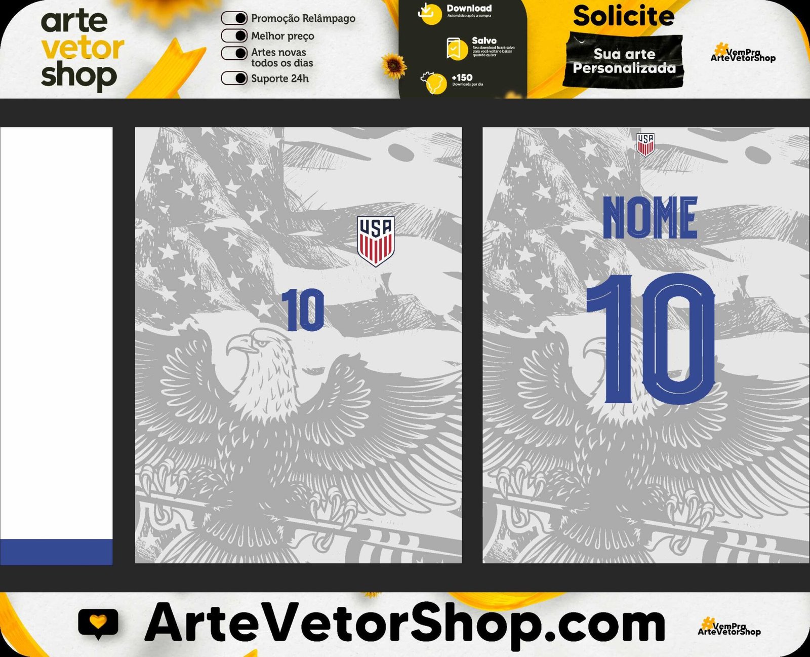 Arte Camisa USA/EUA Concept