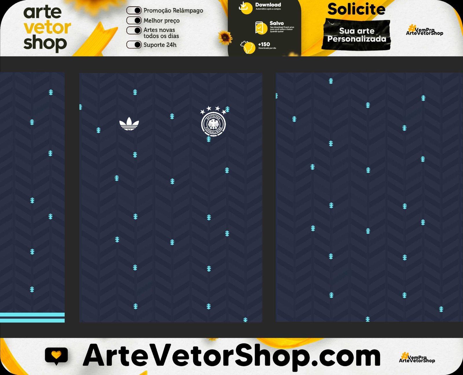 Arte Camisa Reserva Alemanha 26