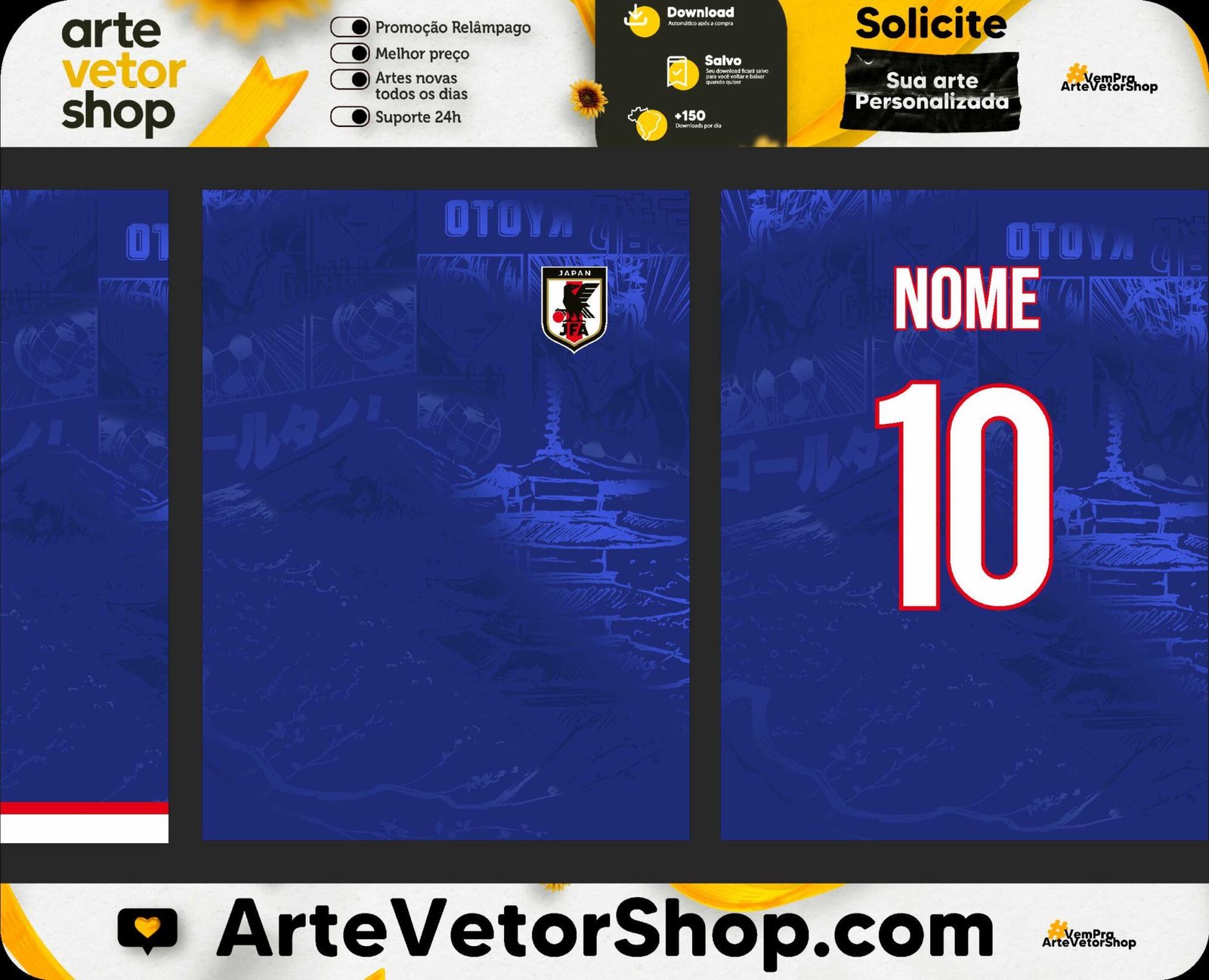 Arte Camisa Japão Concept Mangá