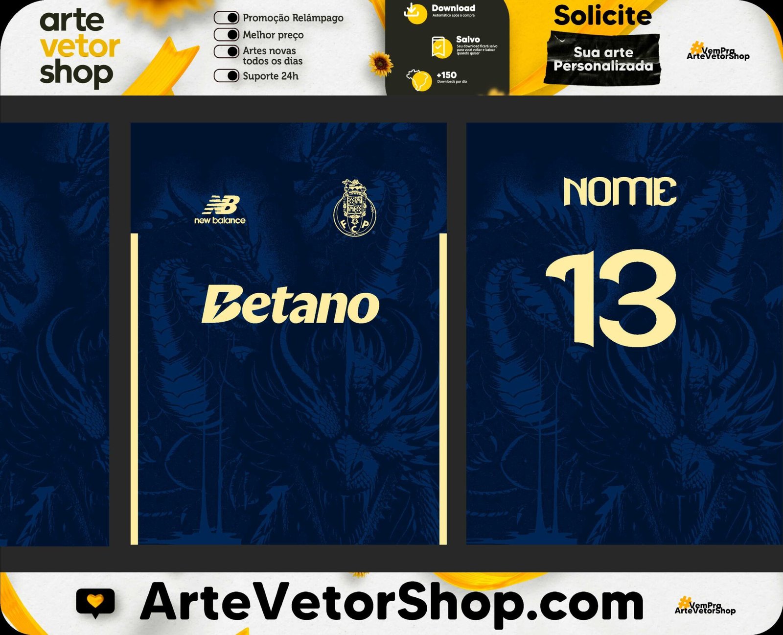 Arte Vetor FC Porto Hyze Concept