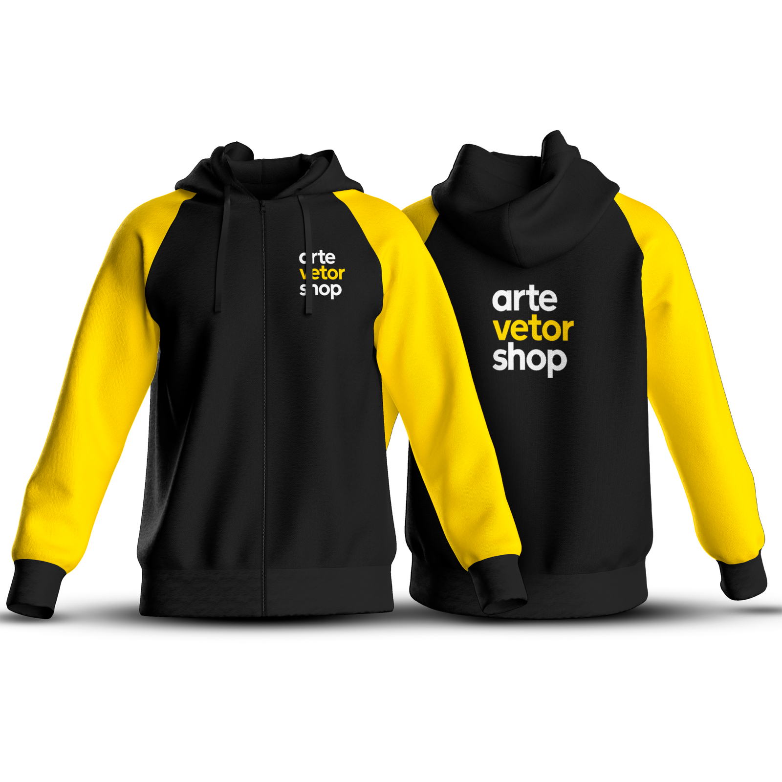 Mockup Blusa de Frio Frente e Verso PSD