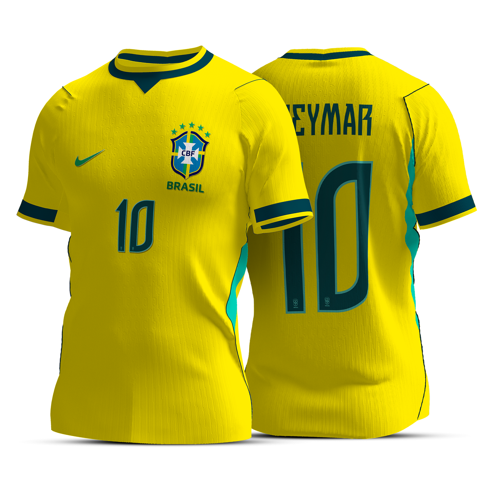 Mockup Camisa Nike 26-27 Frente e Verso PSD