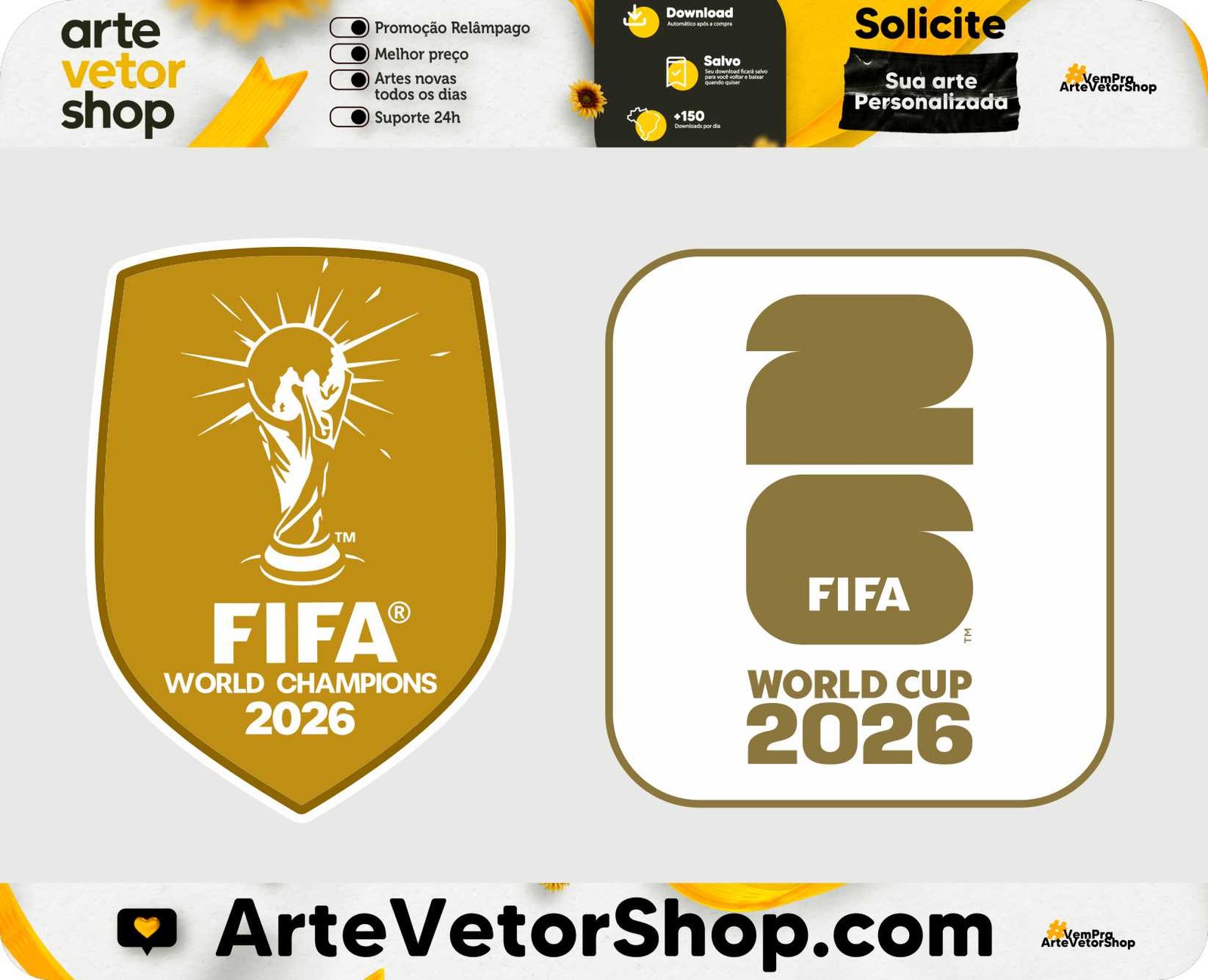Patch Espanha Campeã Copa do Mundo 2026 Vetor SVG e PNG