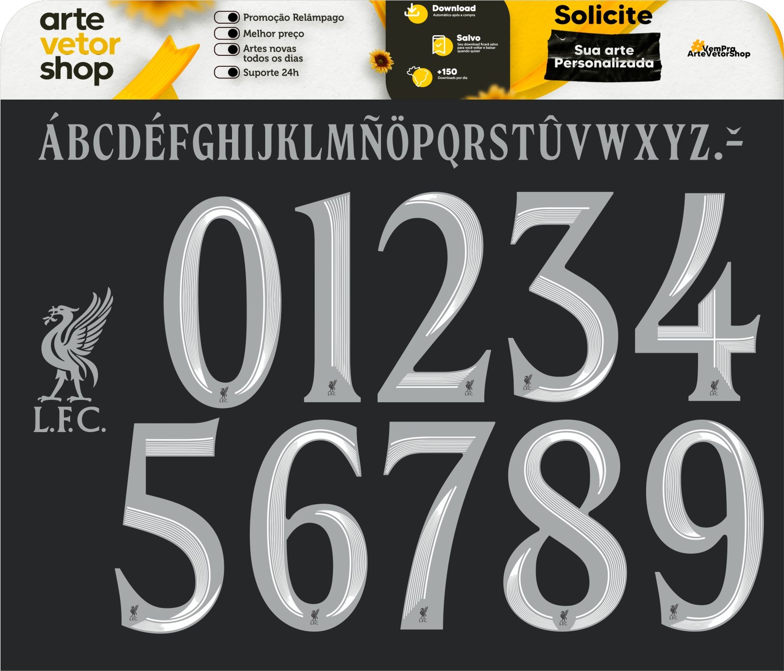 Fonte Vetor Liverpool Terceira Camisa 2026-27