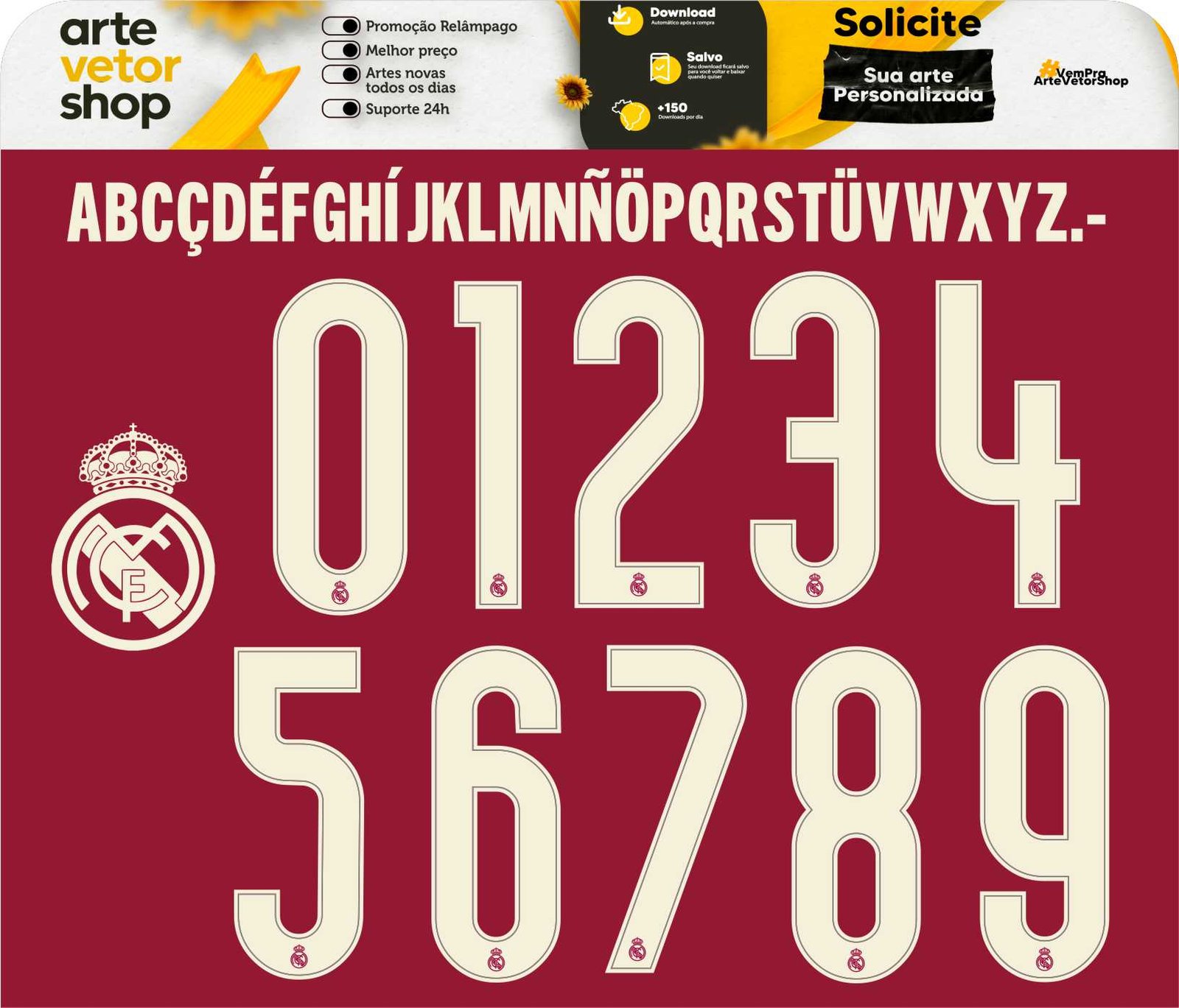 Fonte Vetor Real Madrid UCL Terceira Camisa 2026-2027