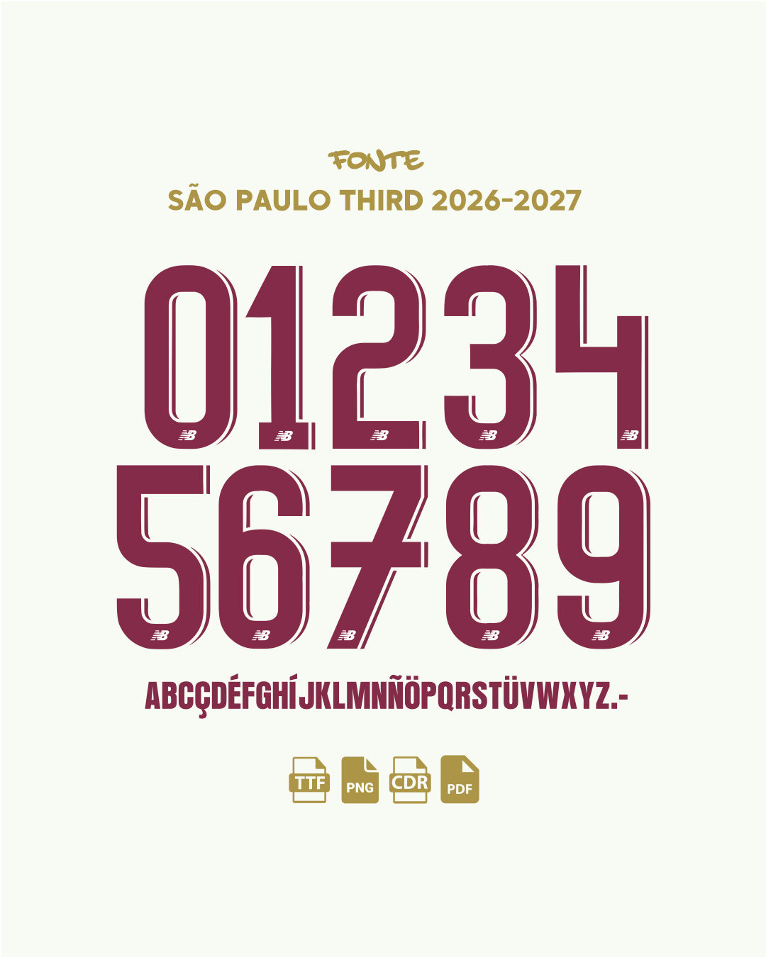 Fonte São Paulo FC Terceira Camisa 2026-2027 Third - Imagem 2
