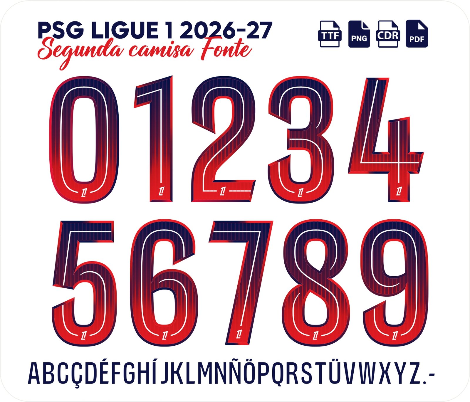 Fonte PSG League 1 Reserva 2026-27