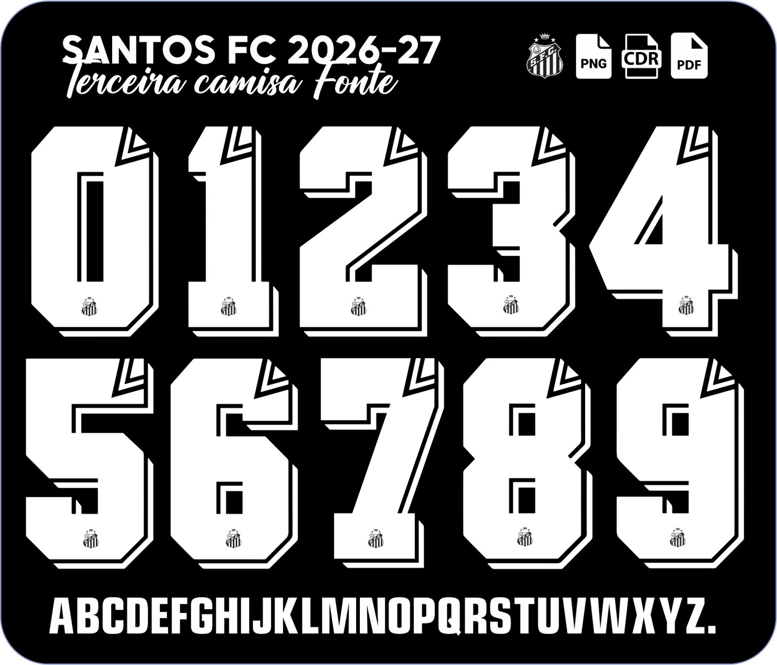 Fonte Santos FC 2026-27 Terceira Camisa