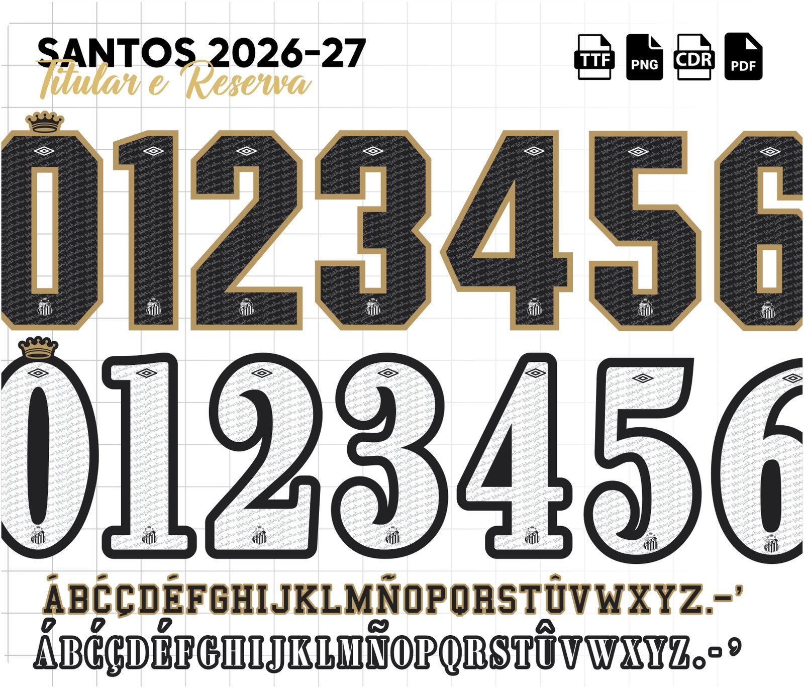 Fonte Santos FC Titular e Reserva 2026-27