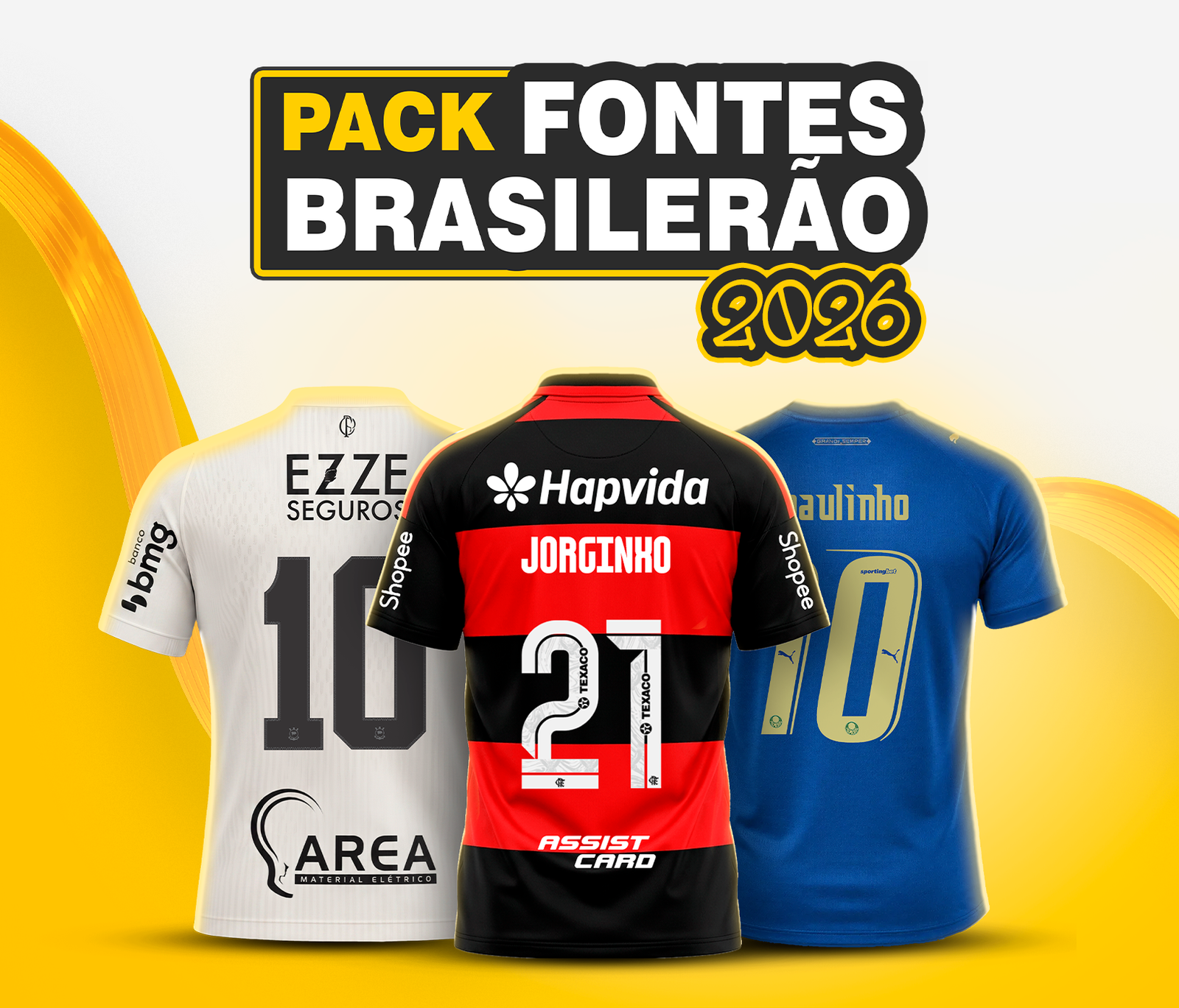 Pack de Fonte do Brasileirão 2026