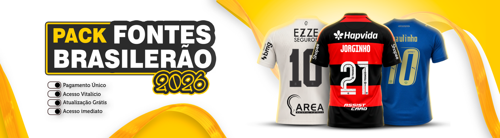 Pack Fontes Brasileirão 2026