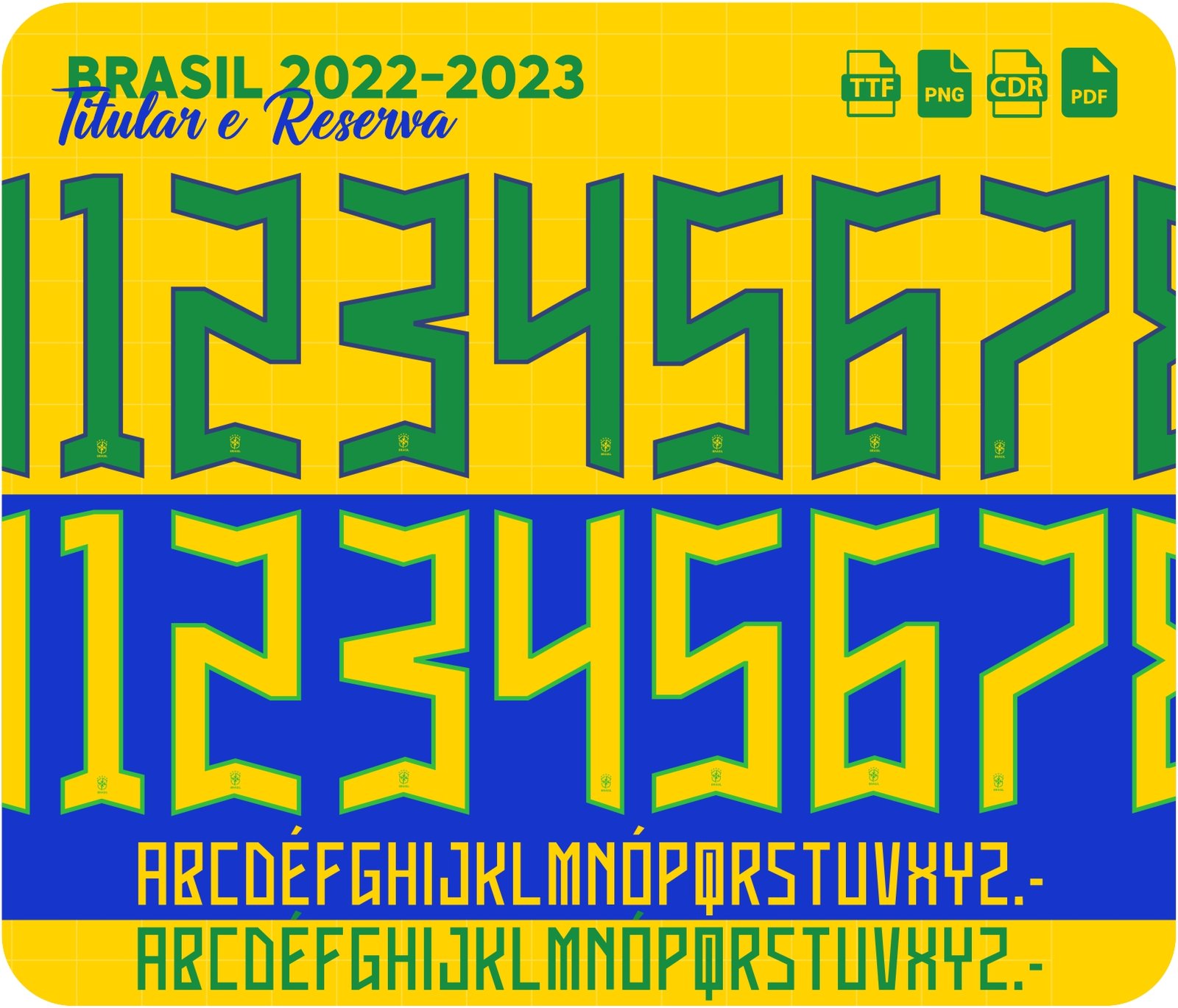Fonte Brasil Titular e Reserva 2022-2023