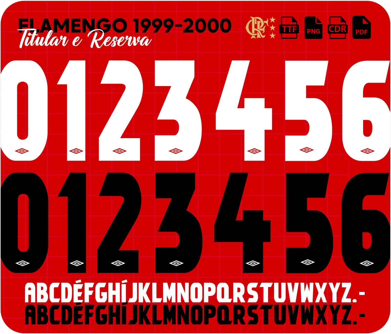 Fonte Flamengo Titular e Reserva 1999-2000