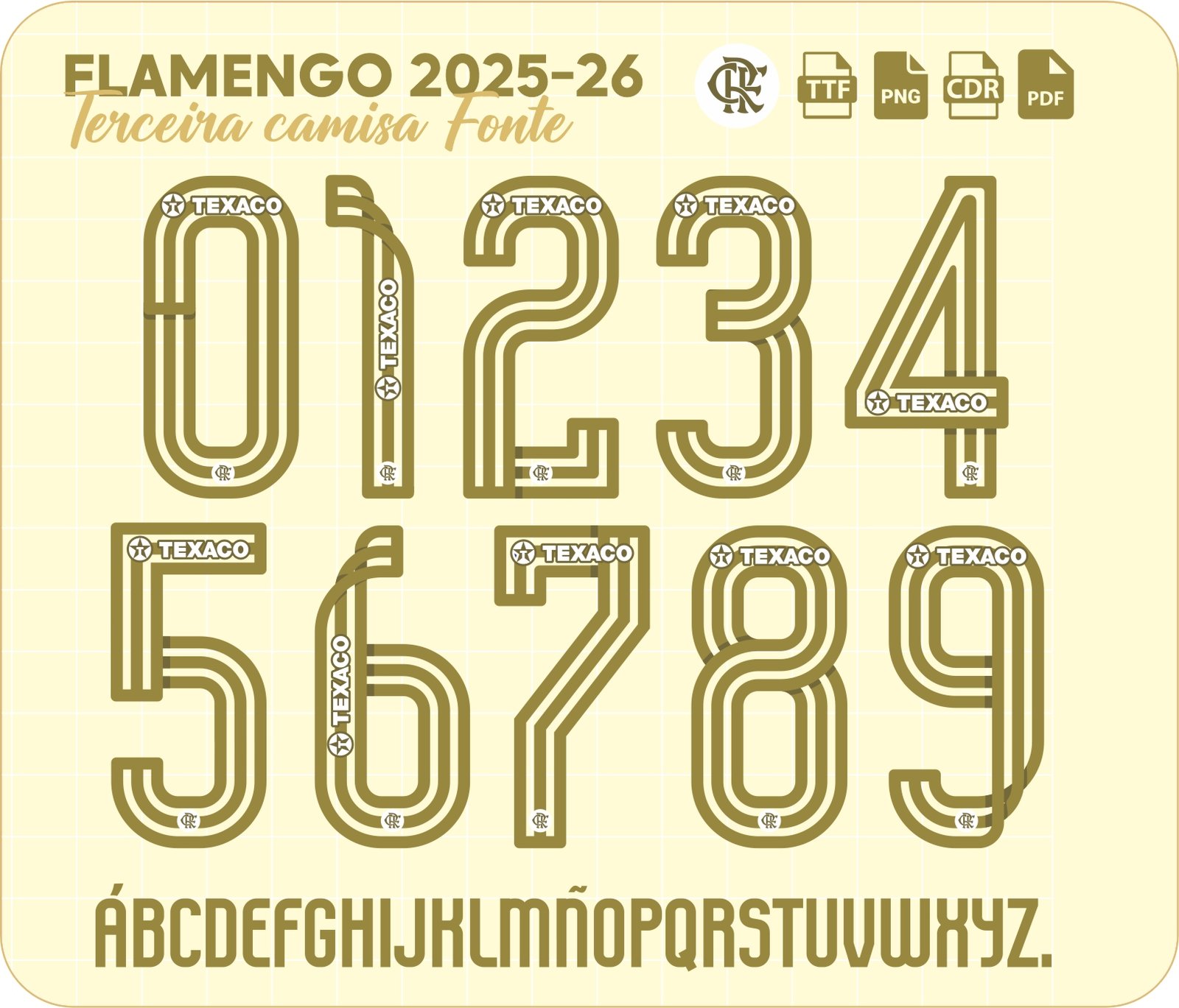 Fonte Flamengo 2025-2026 Terceira