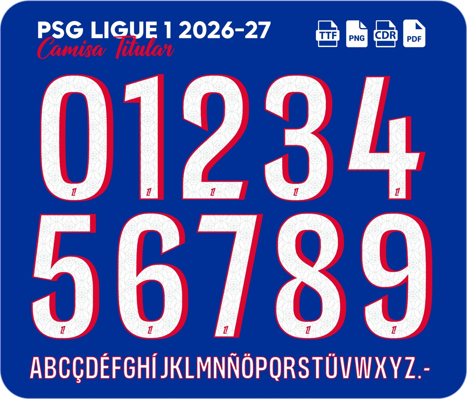 Fonte PSG LIGUE1 2026-2027 Titular