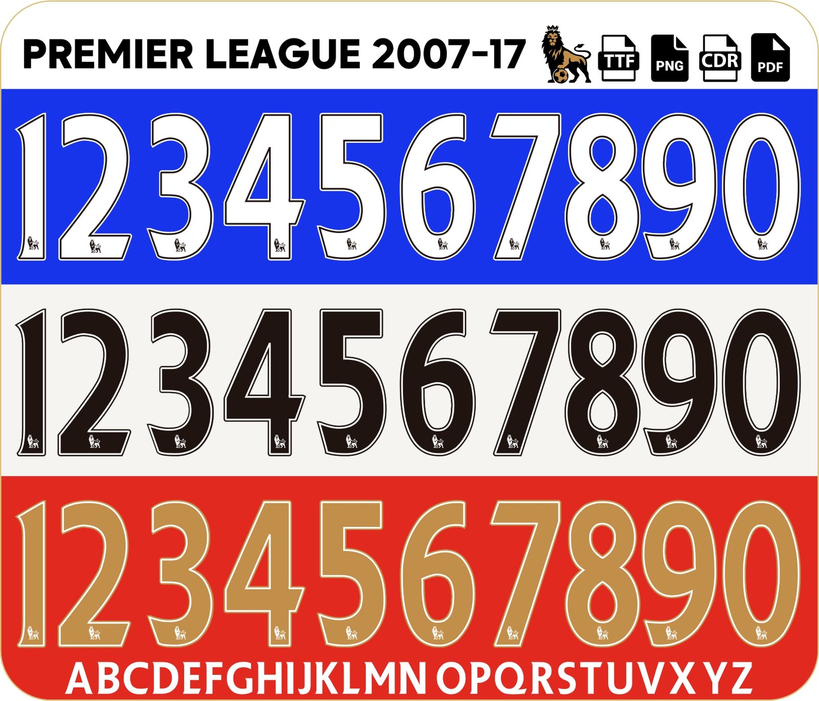 Fonte Premier League 2007-2017