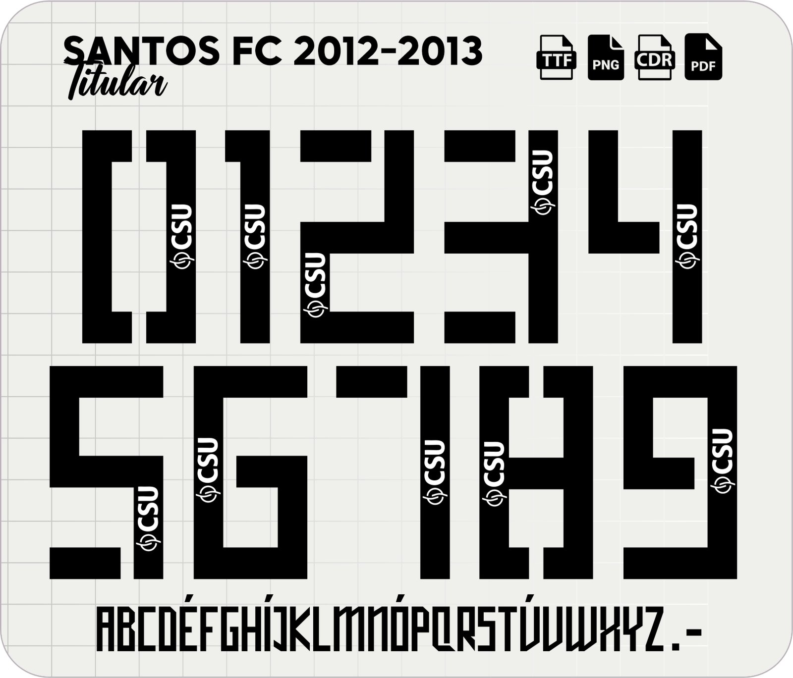 Fonte Santos FC 2012-2013 Titular e Terceira