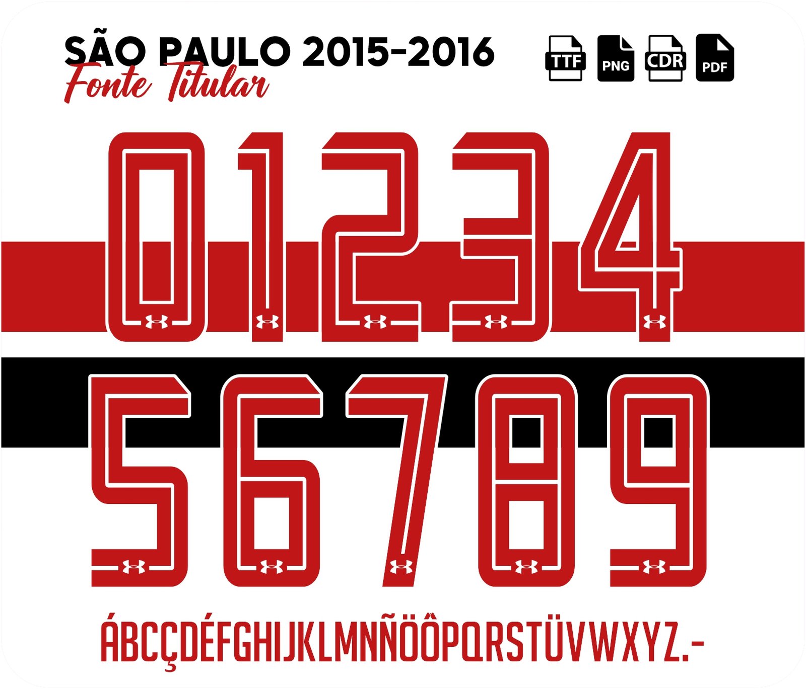 Fonte São Paulo 2015-2016 Titular