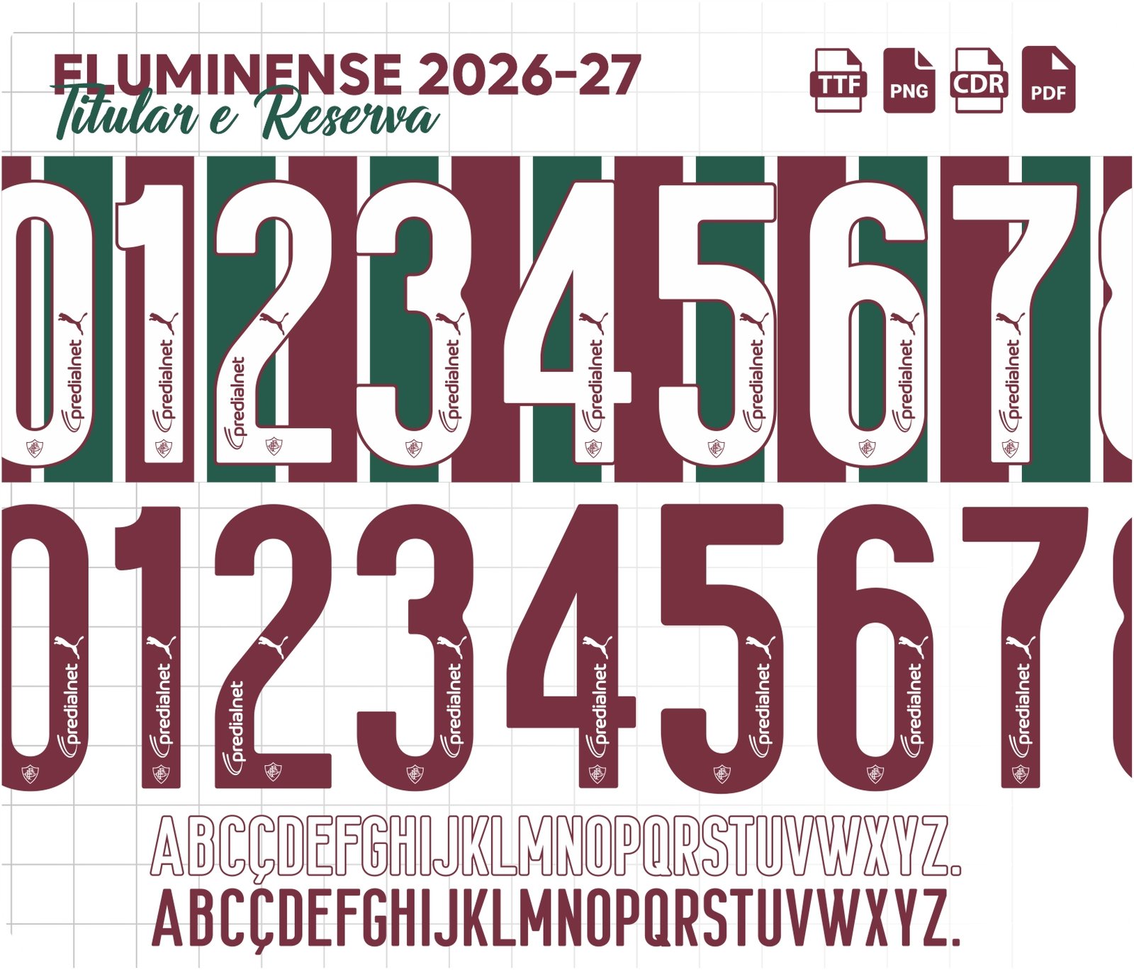 Fonte Titular e Reserva Fluminense 2026-2027
