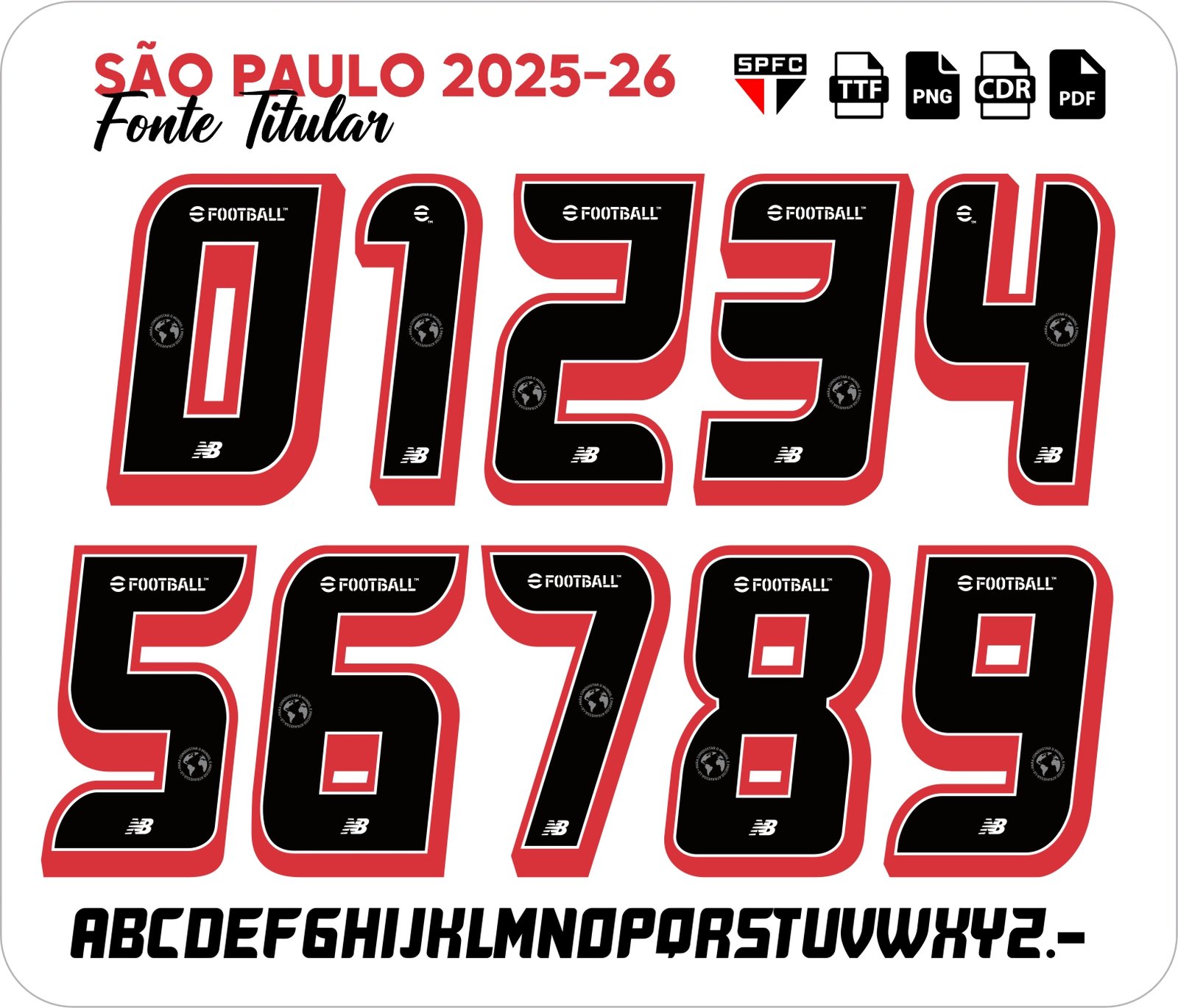 Fonte São Paulo 2025-2026 Titular